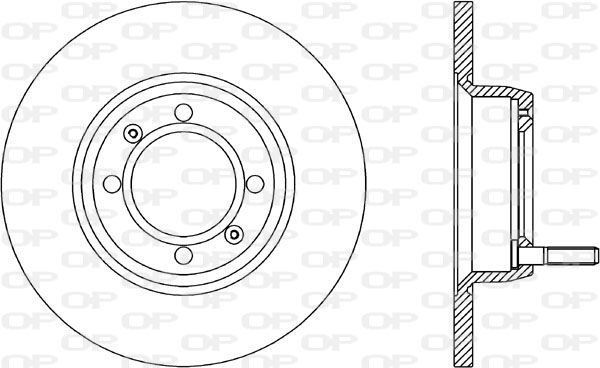 OPEN PARTS Тормозной диск BDR1011.10